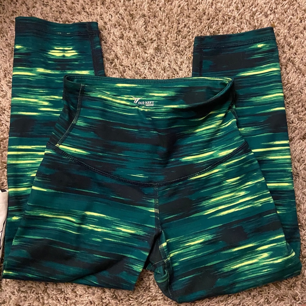Old Navy, Small Patterned Yoga Pants